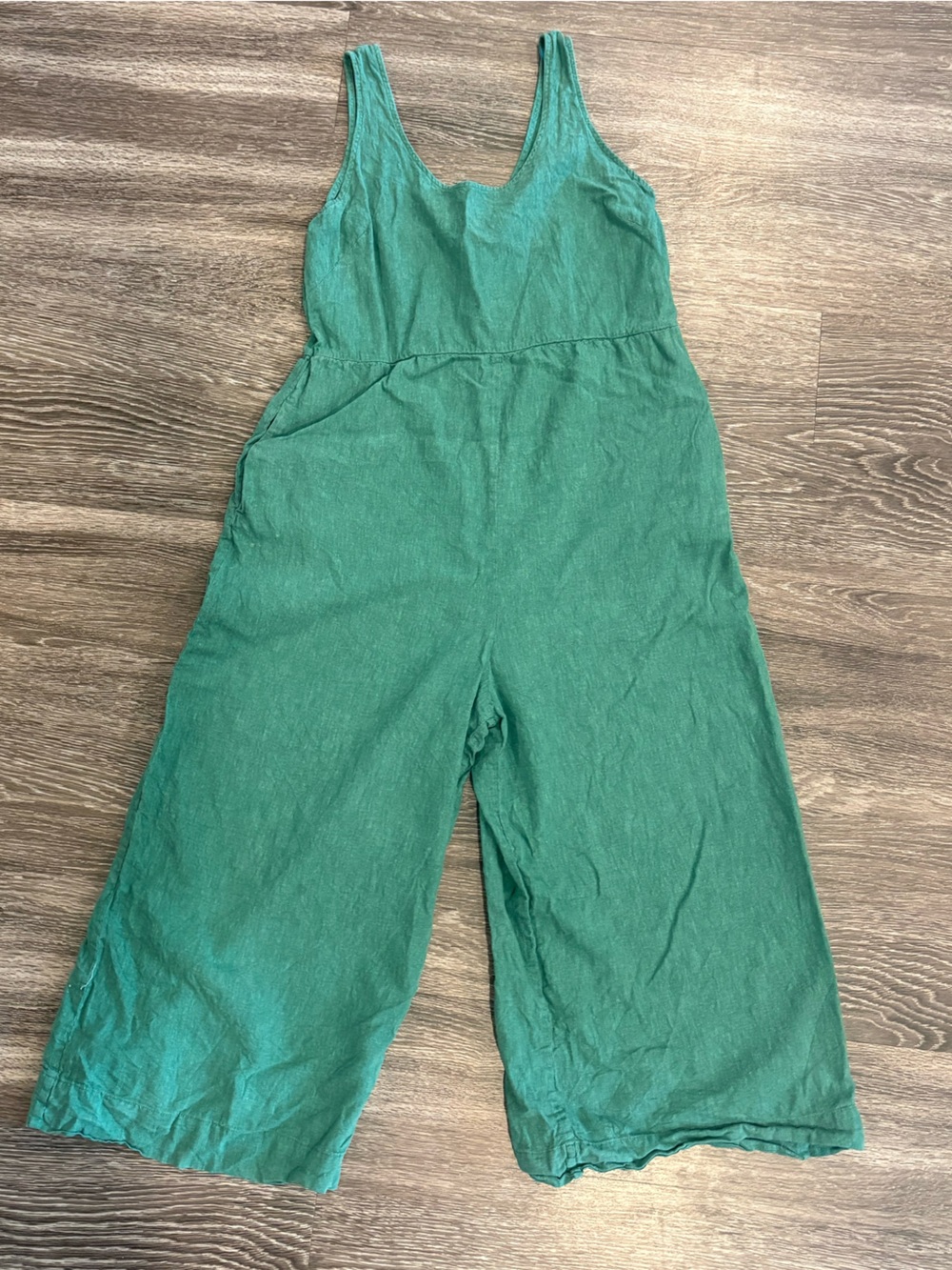 Patagonia Green Wide-Leg Jumpsuit